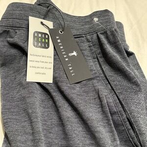NWT American Tall mens Sz ST Jogger Athletic Sweatpants Dark Gray Pants
